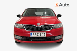 punainen Skoda Rapid 2015 kuva 4.