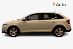 Valkoinen Skoda RAPID 2016 kuva 6.
