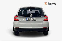 valkoinen Skoda Rapid 2018 kuva 4.