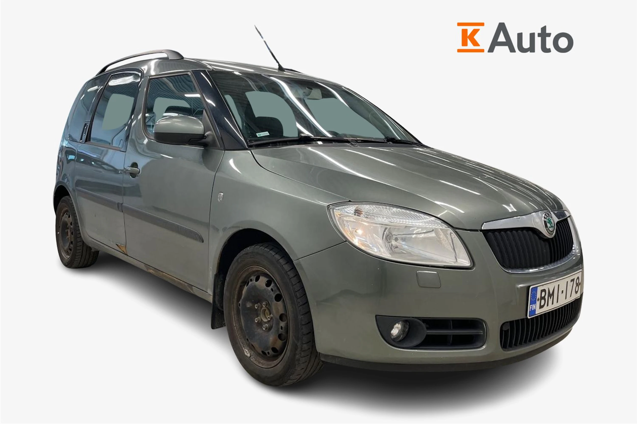 vihreä Skoda Roomster 2007 kuva 1.