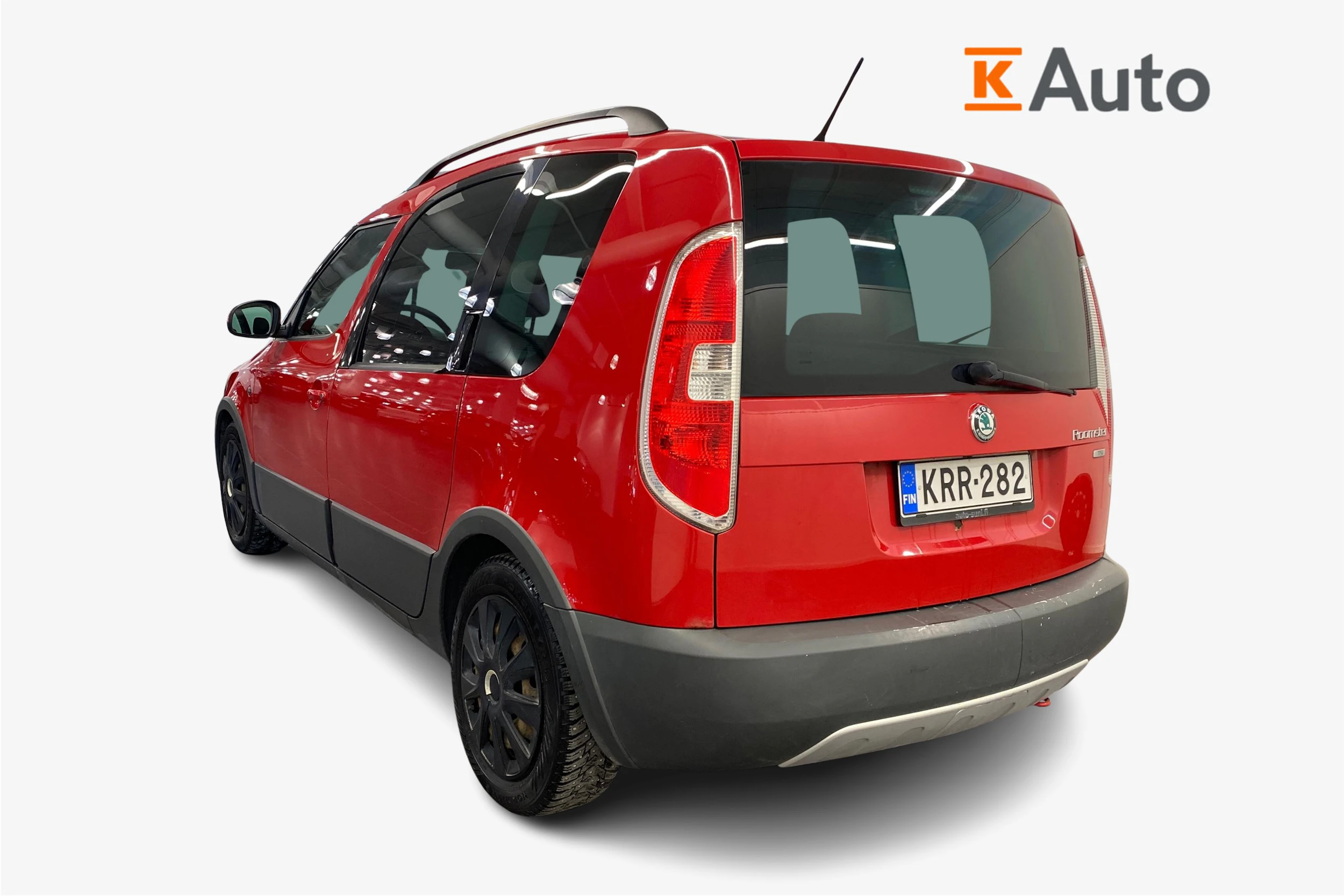 punainen Skoda Roomster 2012 kuva 2.