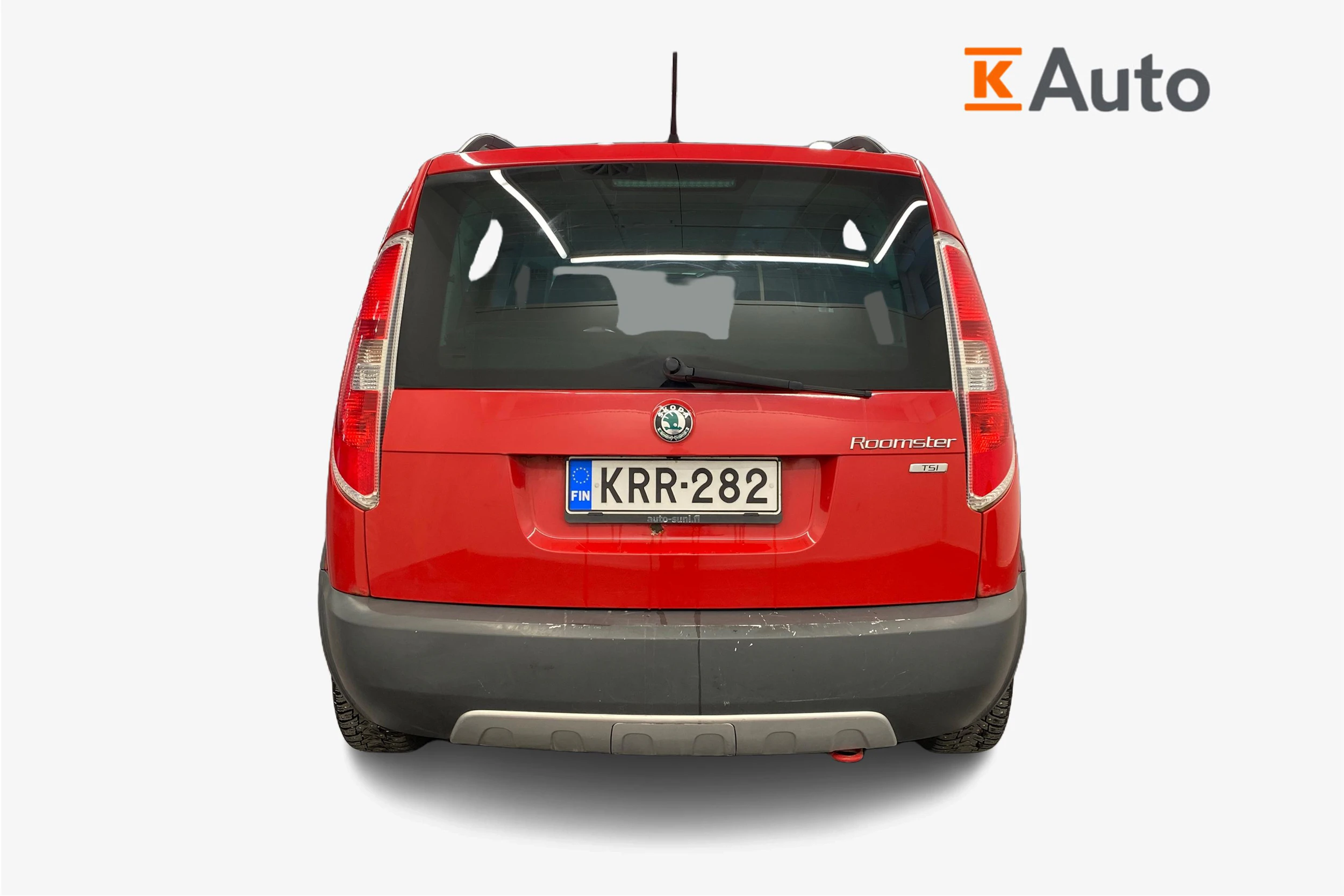 punainen Skoda Roomster 2012 kuva 3.