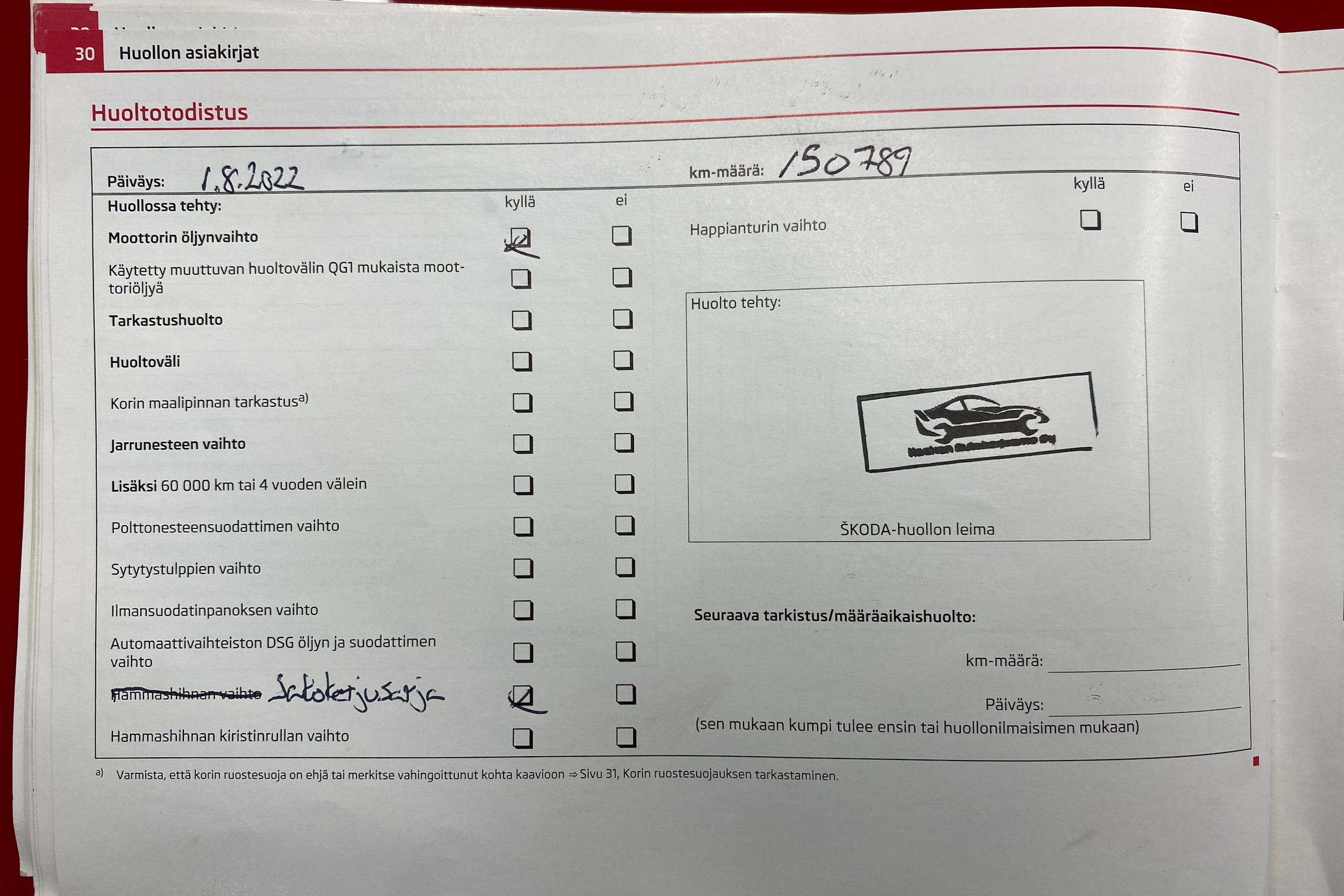 punainen Skoda Roomster 2012 kuva 34.