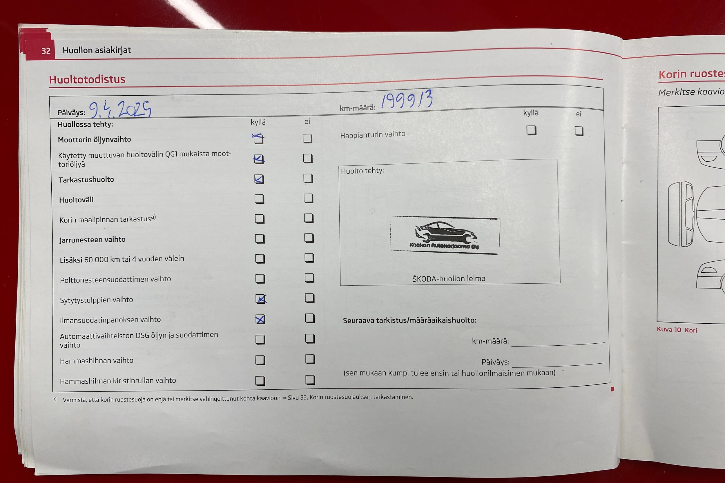 punainen Skoda Roomster 2012 kuva 35.