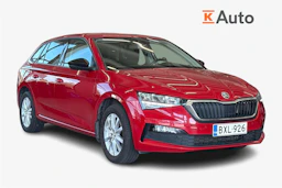 punainen Skoda Scala 2019 kuva 1.