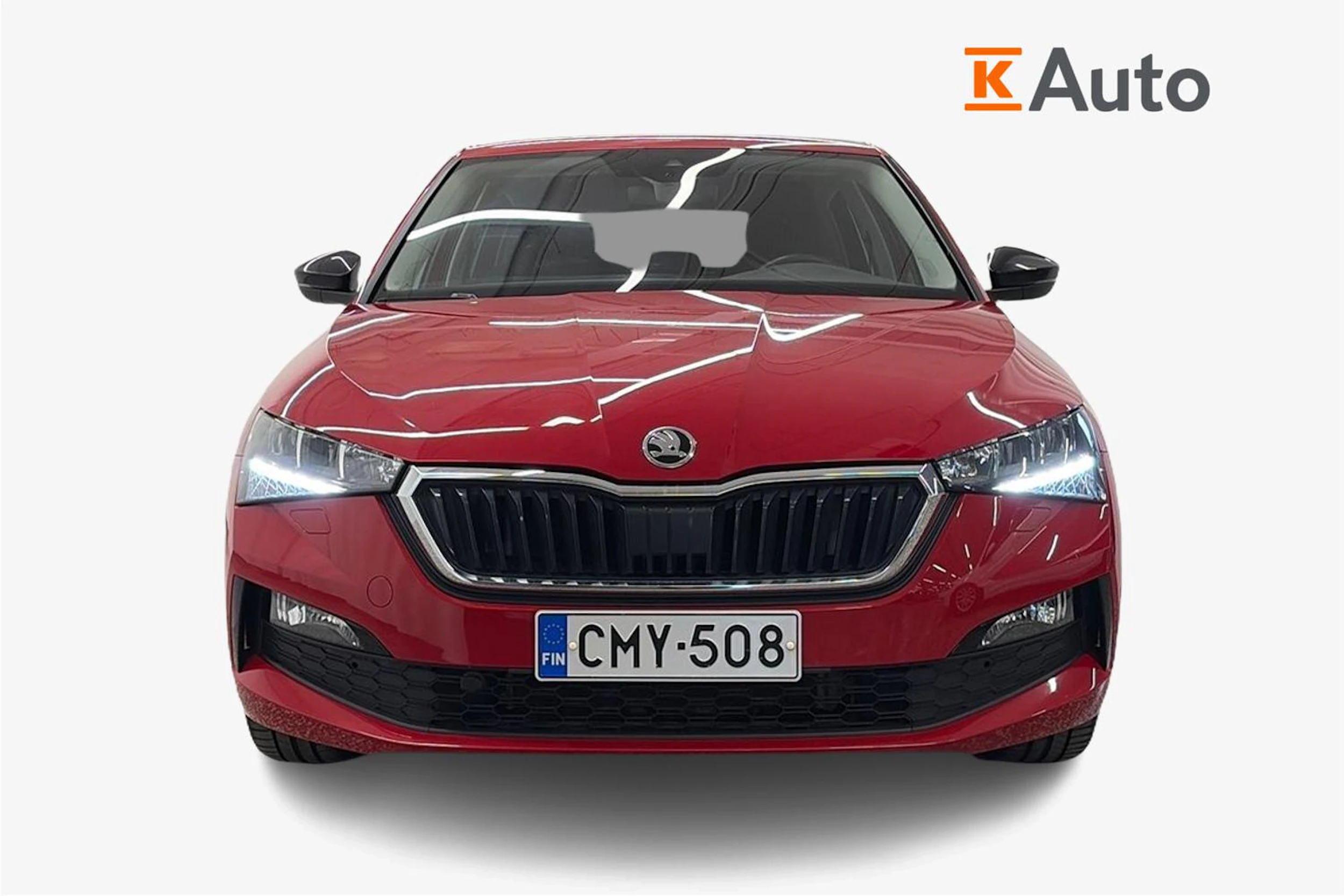 punainen Skoda Scala 2019 kuva 4.