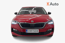 punainen Skoda Scala 2019 kuva 4.