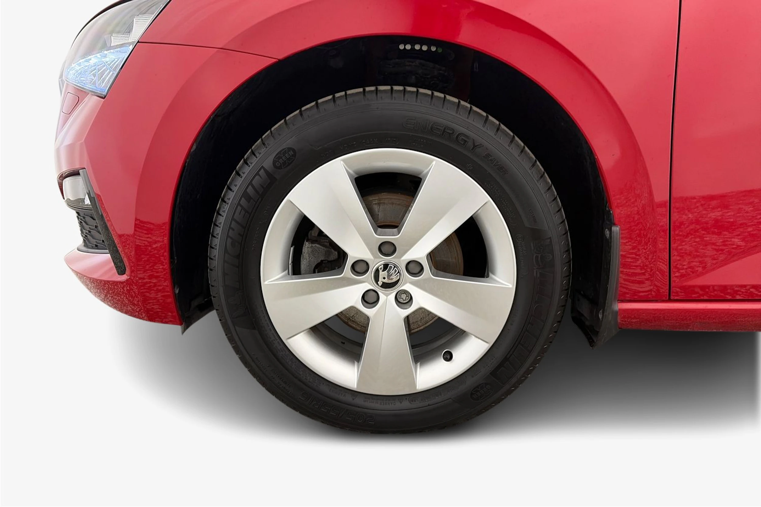 punainen Skoda Scala 2019 kuva 9.