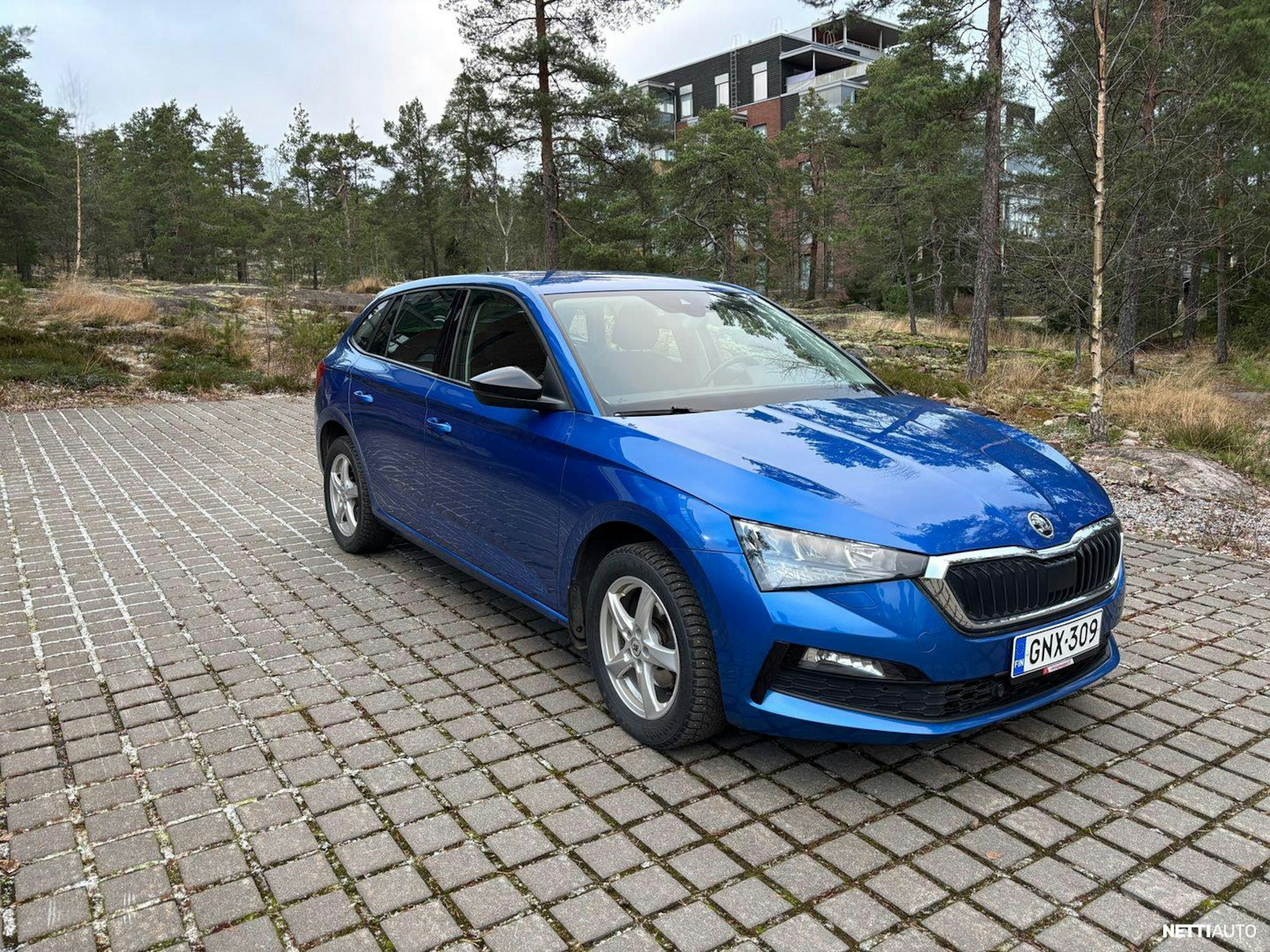 sininen Skoda Scala 2020 kuva 1.