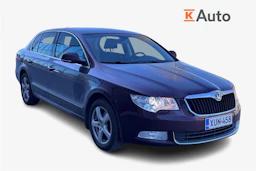 punainen Skoda Superb 2008 kuva 1.