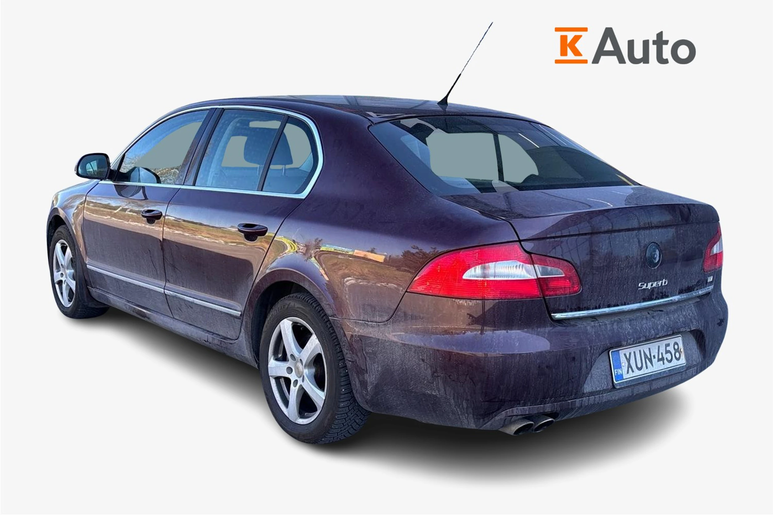 punainen Skoda Superb 2008 kuva 2.
