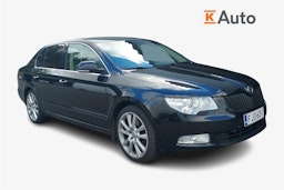 musta Skoda Superb 2009 kuva 1.