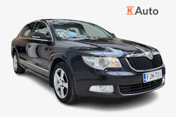 Musta Skoda Superb 2009 kuva 1.