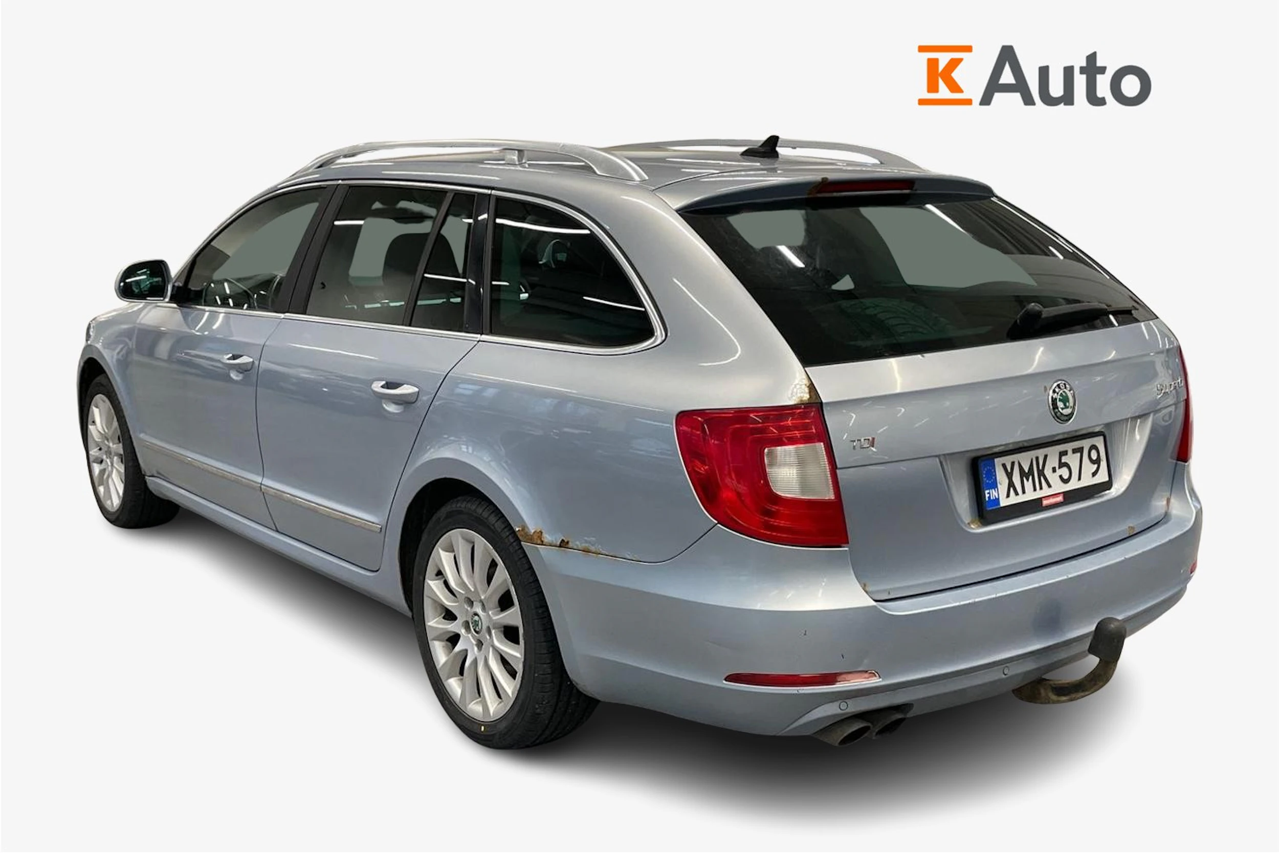 Sininen Skoda Superb 2012 kuva 2.