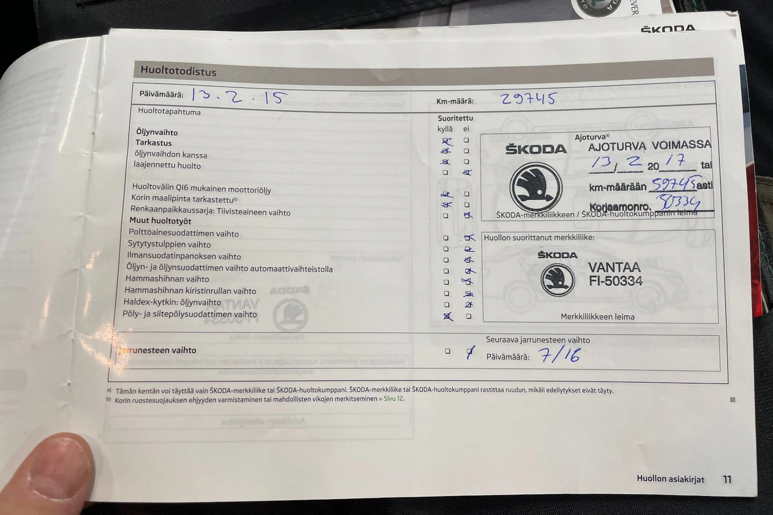 Sininen Skoda Superb 2012 kuva 21.
