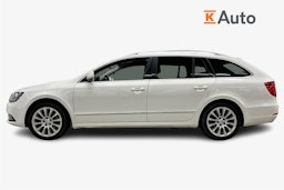 valkoinen Skoda Superb 2014 kuva 5.