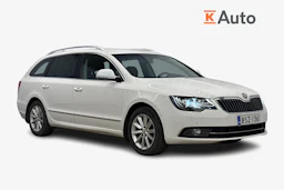 valkoinen Skoda Superb 2015 kuva 1.