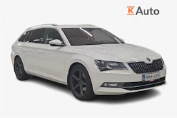 valkoinen Skoda Superb 2016 kuva 1.