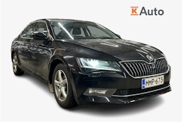 musta Skoda Superb 2016 kuva 1.