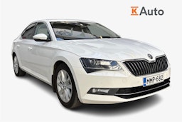 valkoinen Skoda Superb 2016 kuva 1.