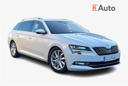 valkoinen Skoda Superb 2016 kuva 1.
