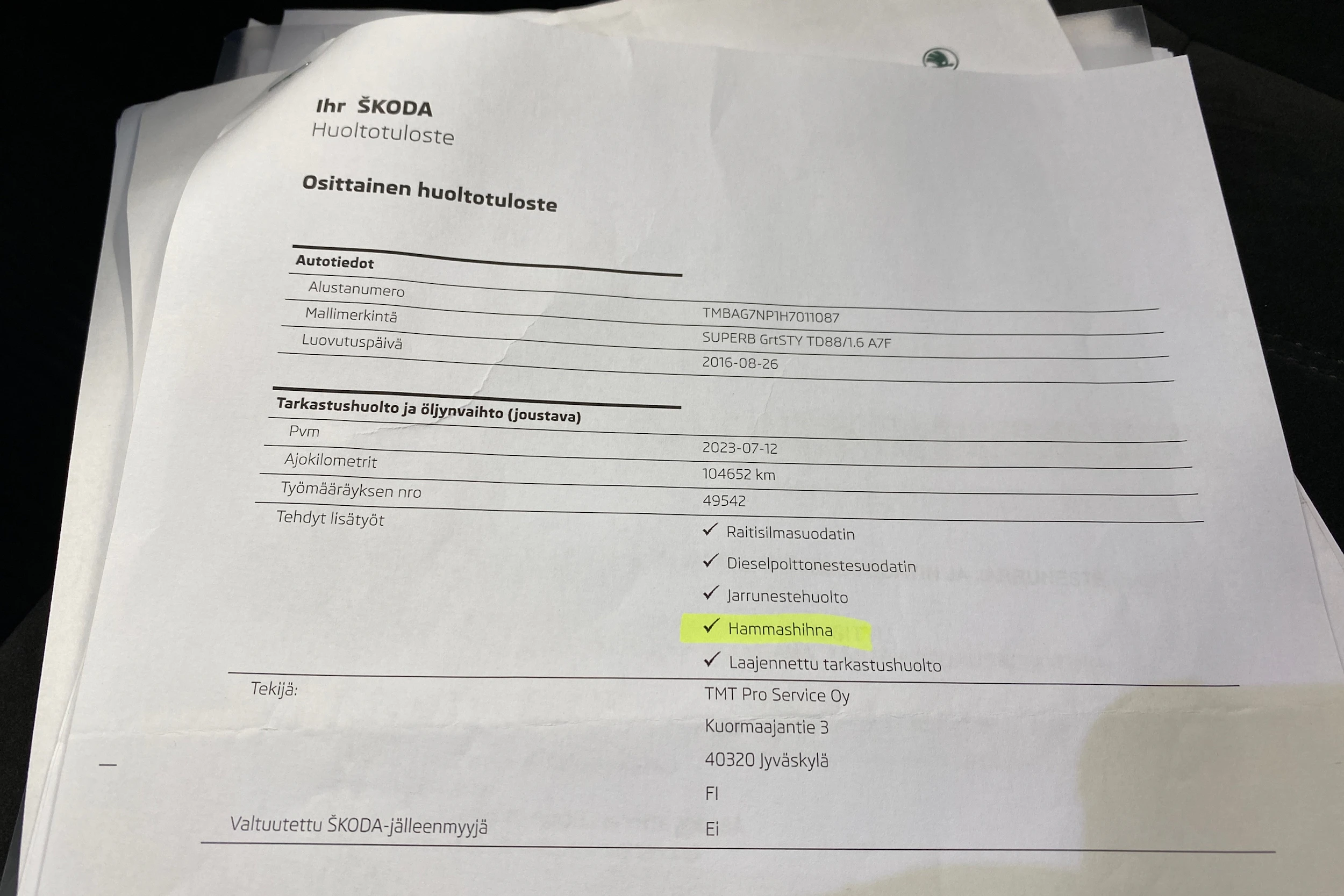 harmaa Skoda Superb 2017 kuva 33.