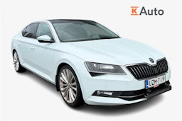 valkoinen Skoda Superb 2016 kuva 1.
