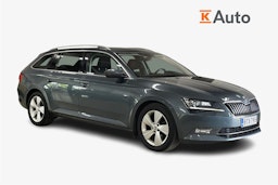 Harmaa Skoda Superb 2017 kuva 1.