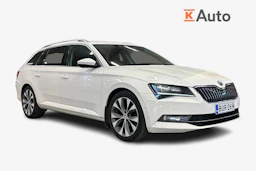 valkoinen Skoda Superb 2017 kuva 1.