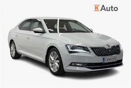valkoinen Skoda Superb 2017 kuva 1.