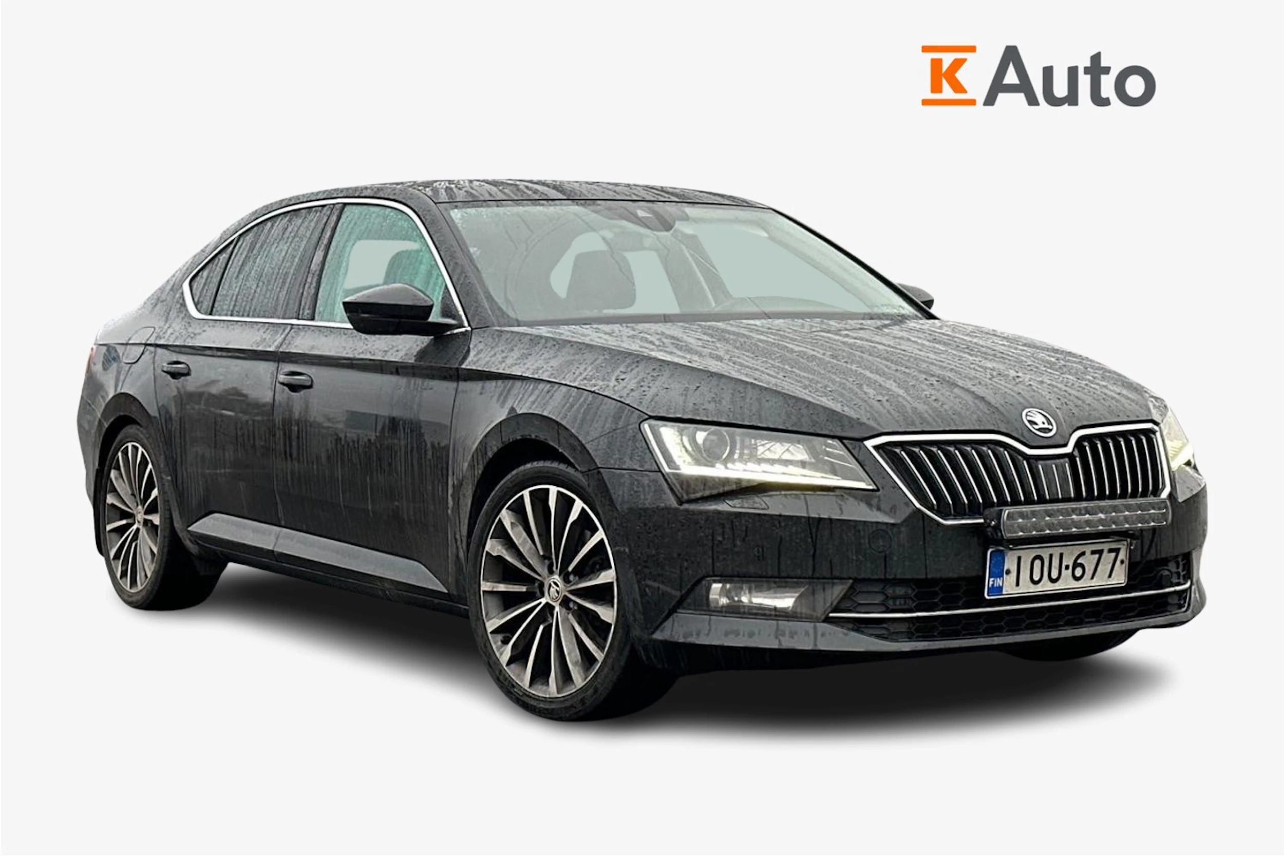 musta Skoda Superb 2017 kuva 1.