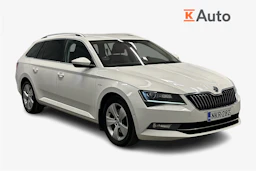 valkoinen Skoda Superb 2017 kuva 1.