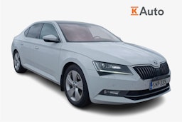 valkoinen Skoda Superb 2017 kuva 1.