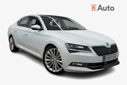 valkoinen Skoda Superb 2017 kuva 1.