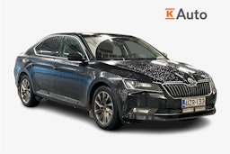 musta Skoda Superb 2017 kuva 1.