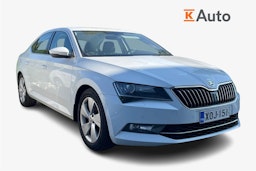 valkoinen Skoda Superb 2017 kuva 1.