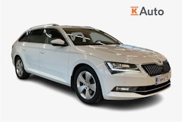 Valkoinen Skoda Superb 2018 kuva 1.