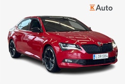 punainen Skoda Superb 2018 kuva 1.
