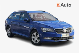 sininen Skoda Superb 2018 kuva 1.