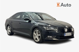 musta Skoda Superb 2018 kuva 1.