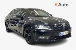 musta Skoda Superb 2019 kuva 1.