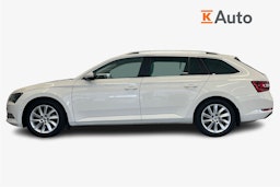 Valkoinen Skoda Superb 2019 kuva 5.