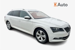valkoinen Skoda Superb 2019 kuva 1.