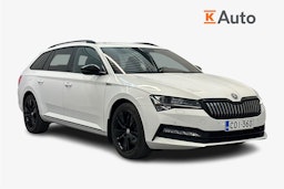 Valkoinen Skoda Superb 2020 kuva 1.