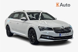 Valkoinen Skoda Superb 2020 kuva 1.