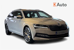 Valkoinen Skoda Superb 2020 kuva 1.