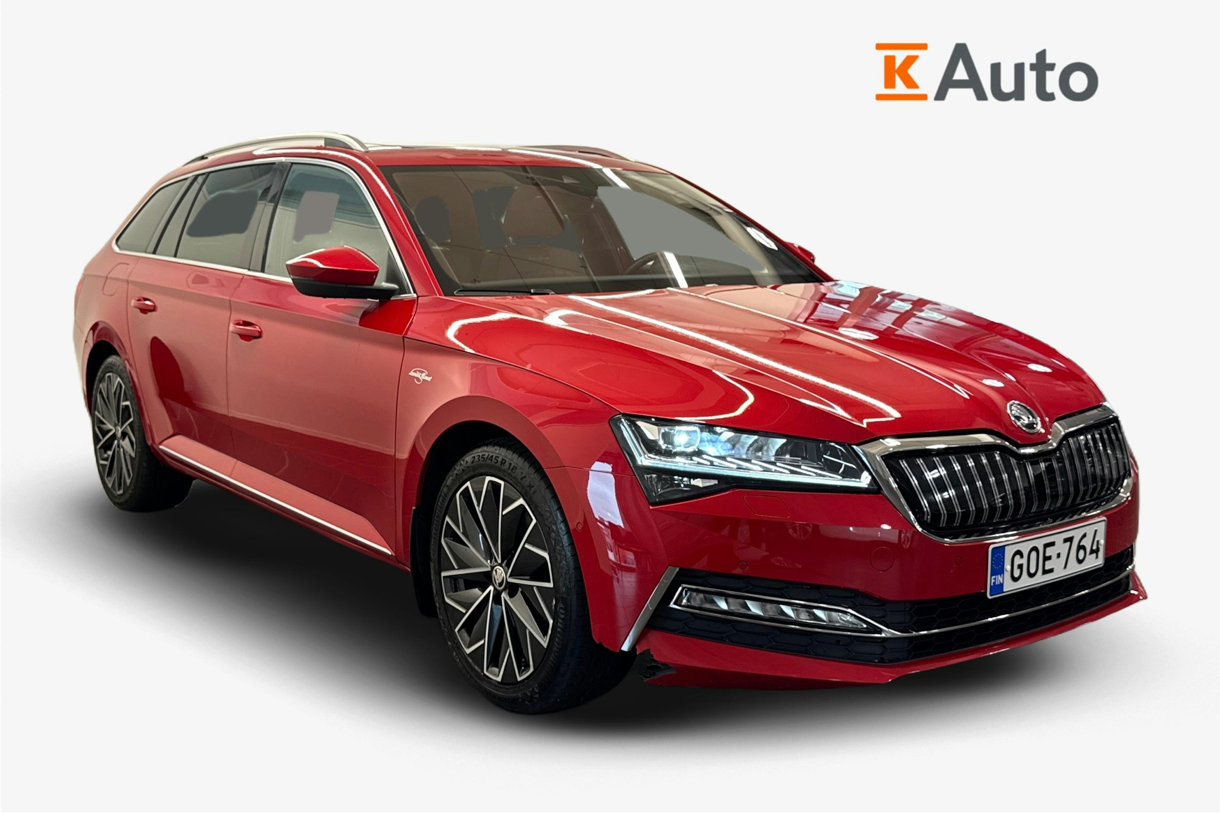 punainen Skoda Superb 2020 kuva 1.