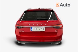 punainen Skoda Superb 2020 kuva 3.