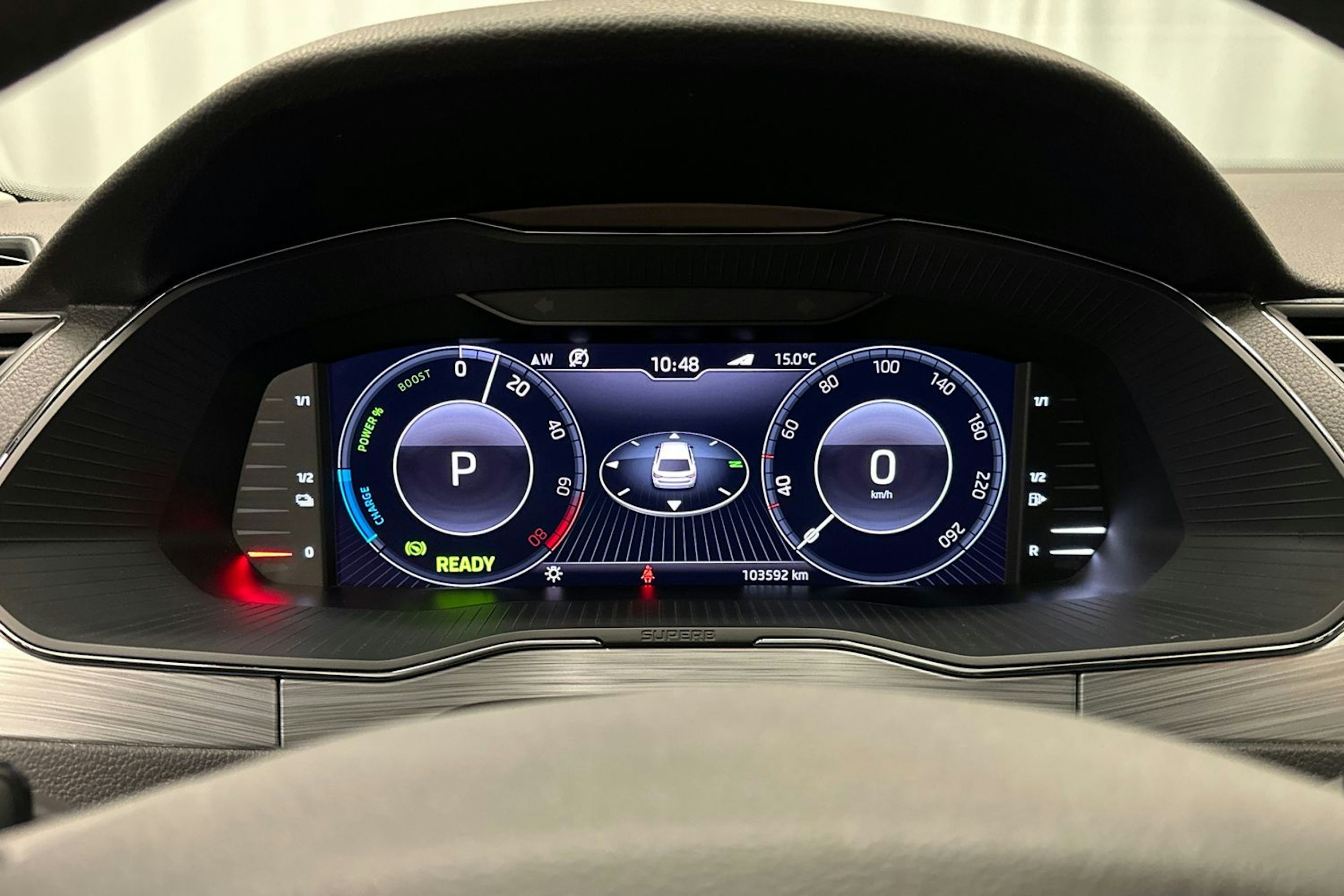 sininen Skoda Superb 2020 kuva 22.