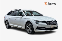 valkoinen Skoda Superb 2021 kuva 1.